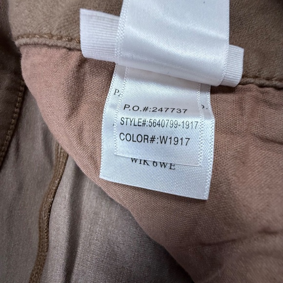 Paige Claudine in Cognac Luxe Coating, Size 31, Fall, Winter, Holiday Flare Jean - Picture 5 of 16